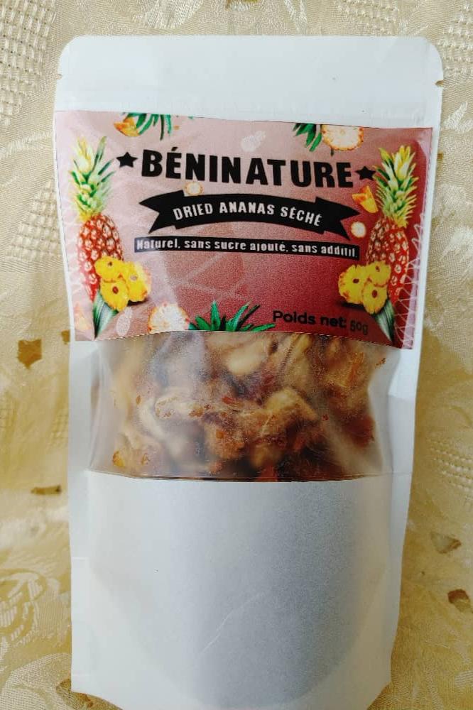 Ananas séché - sac de 100g _ boîte de 5 sacs