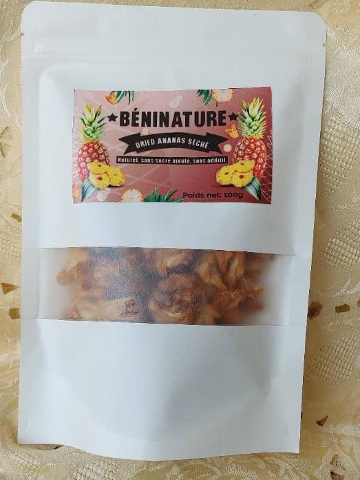 Ananas séché - sac de 100g _ boîte de 10 sacs